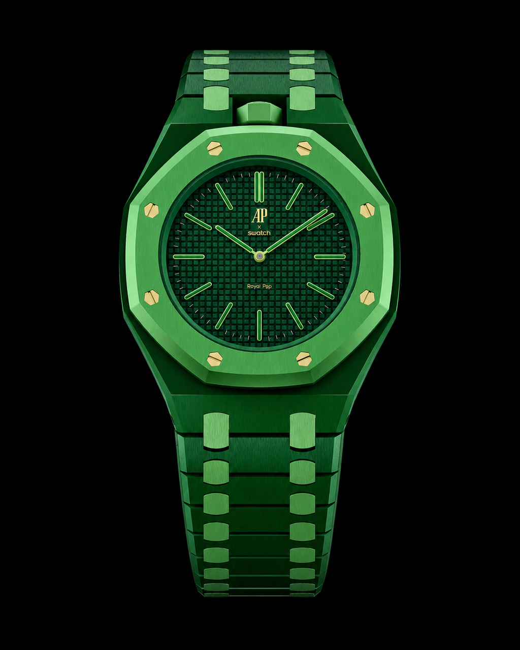 Dark Green Two Tone