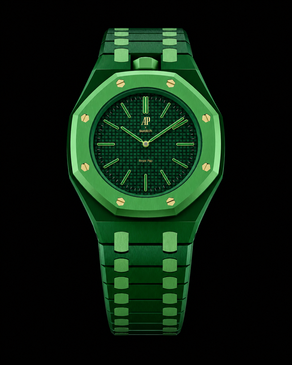 Dark Green Two Tone