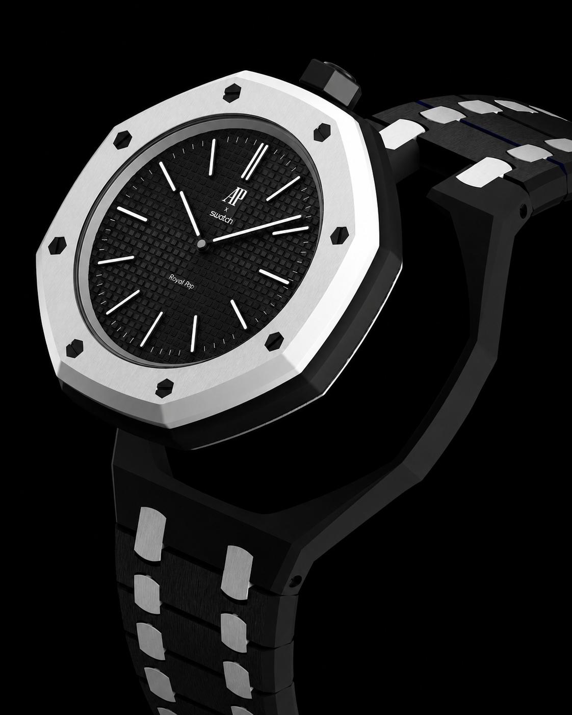 White Two Tone Dark